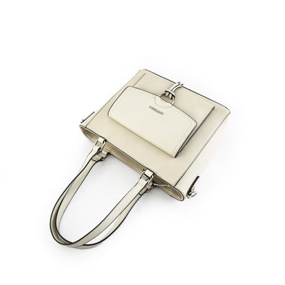 Medium Antalya ecru white two-handle wallet