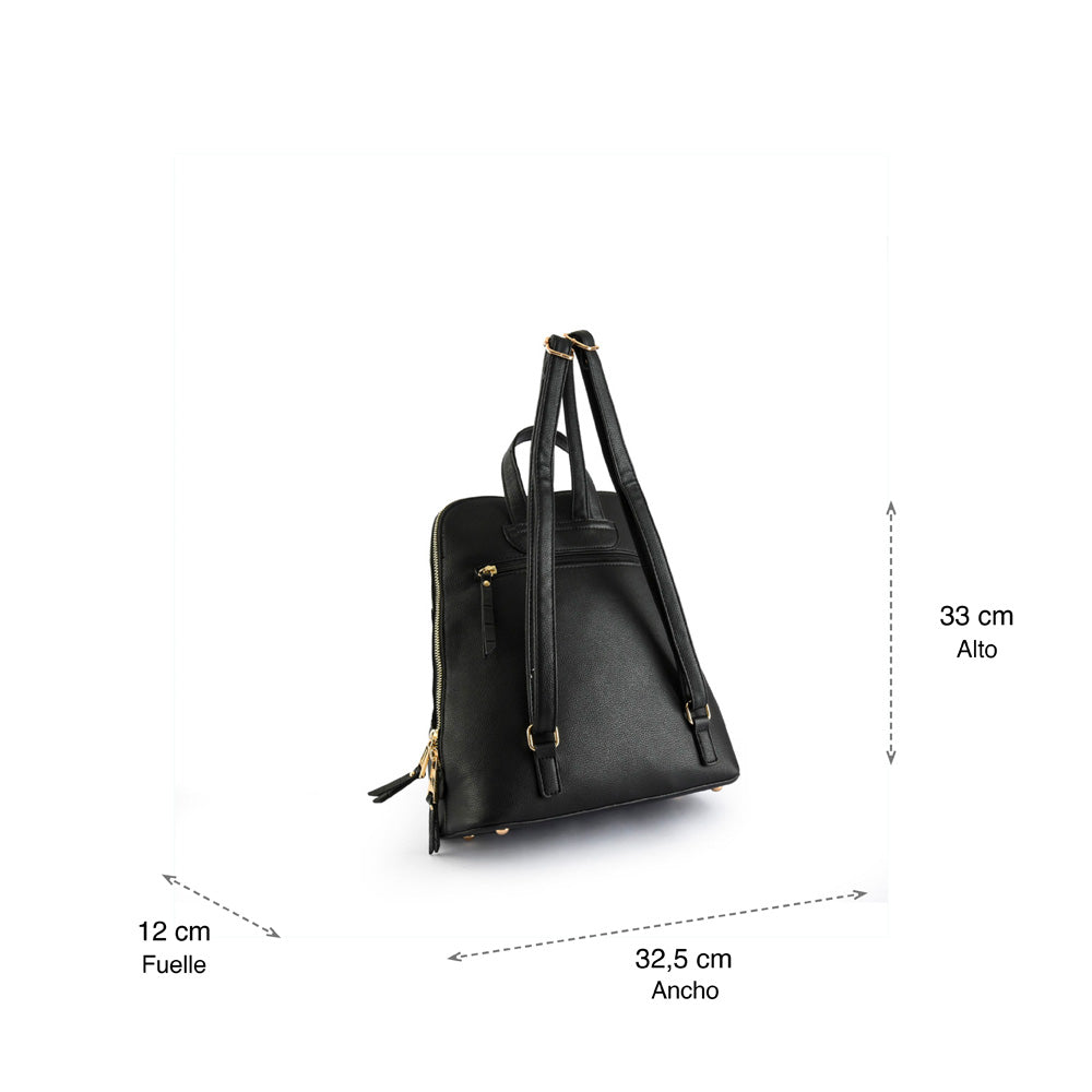 Medium Black Bursa Backpack