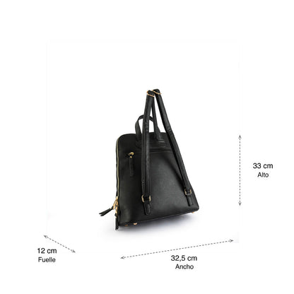 Medium Black Bursa Backpack