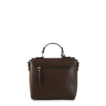 Dark brown familie medium shoulder bag