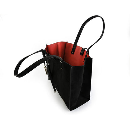 Medium allure black two-handle wallet