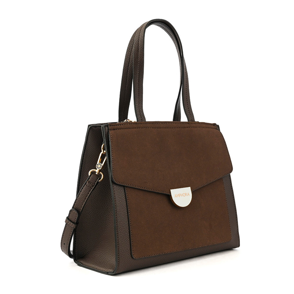 Wallet Two Handles Three medium divisions noly dark brown