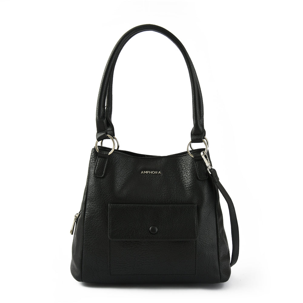 Wallet Two Handles Three divisions large rufa black