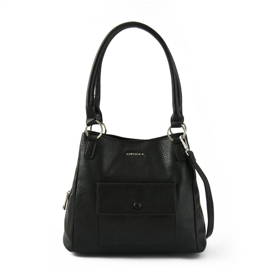 Wallet Two Handles Three divisions large rufa black