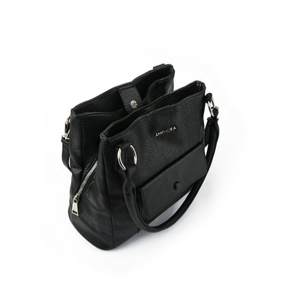 Wallet Two Handles Three divisions large rufa black