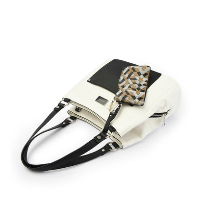 amphora nimri cartera dos asas tres divisiones blanco