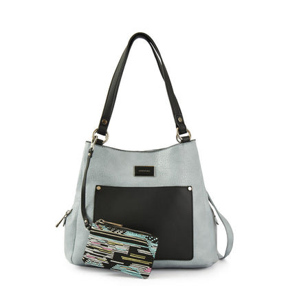 Wallet Two Handles Three divisions nimri light blue