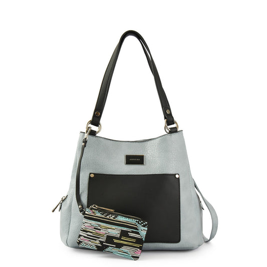 Wallet Two Handles Three divisions nimri light blue