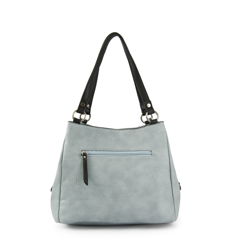 Wallet Two Handles Three divisions nimri light blue