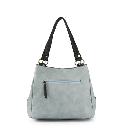 Wallet Two Handles Three divisions nimri light blue