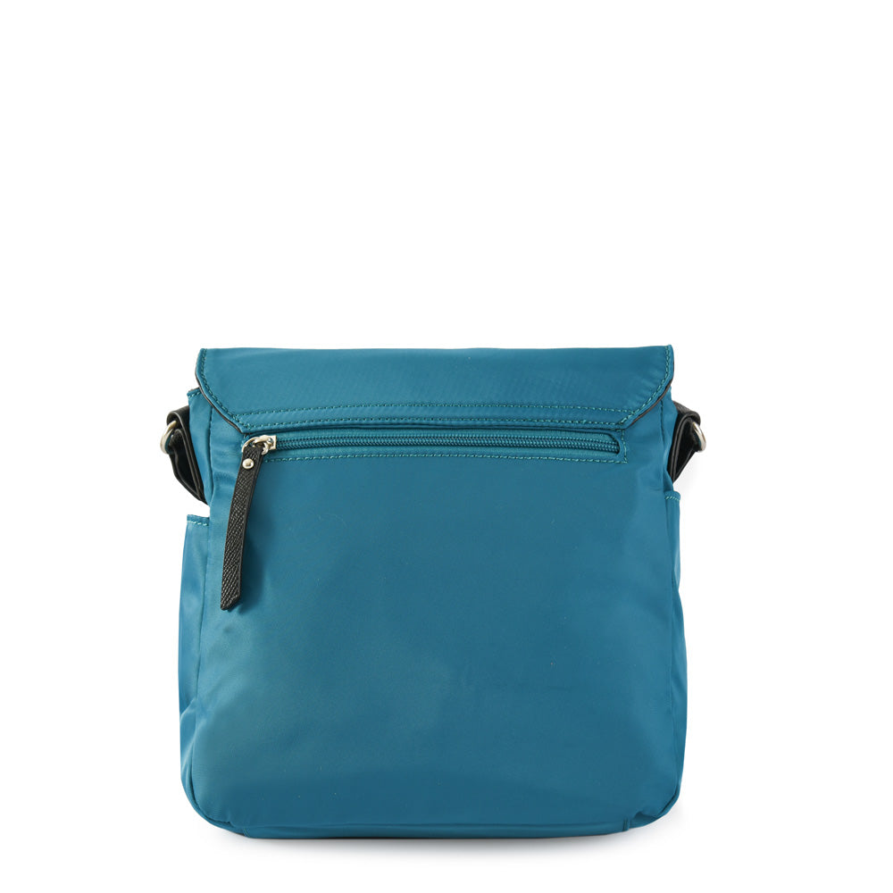 Medium blue Mayna crossbody wallet