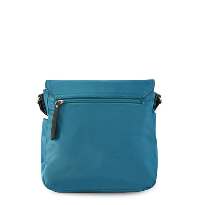 Medium blue Mayna crossbody wallet
