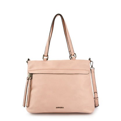 Wallet Two Handles Three divisions Large Balezi Light Pink