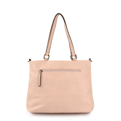 Wallet Two Handles Three divisions Large Balezi Light Pink