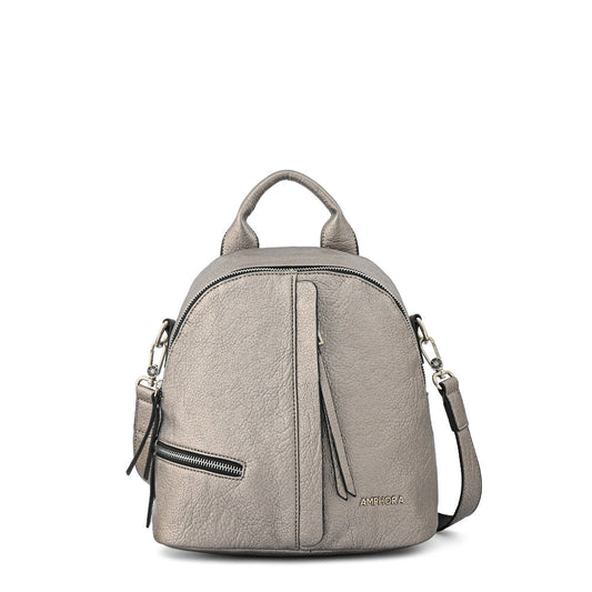 Medium dark silver balezi backpack