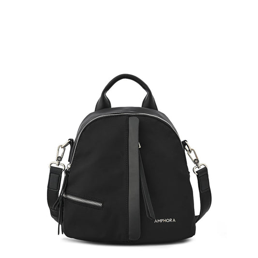 Medium textured black balezi backpack