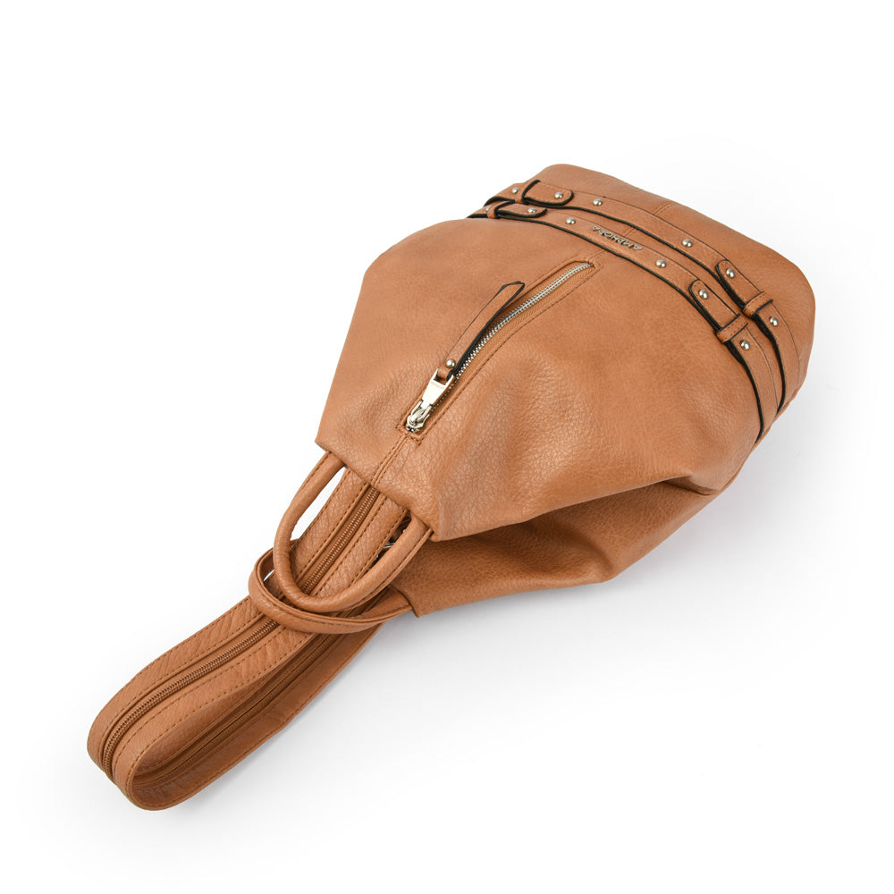 amphora bondi mochila mediana camel