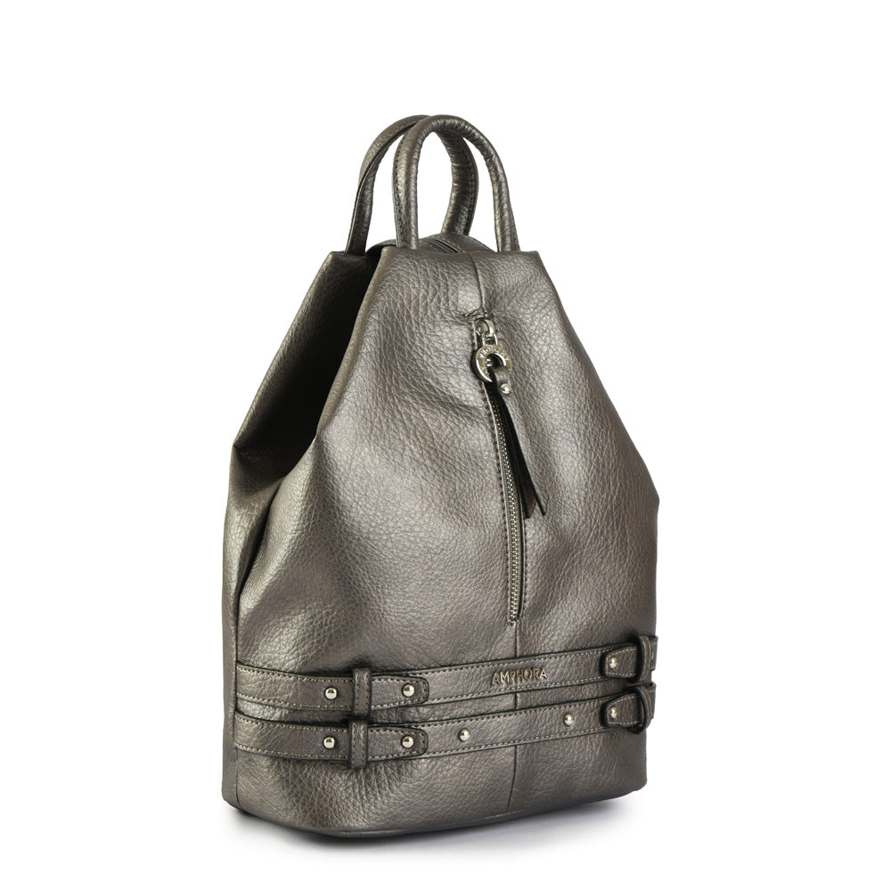 Dark Silver Bondi Medium Backpack