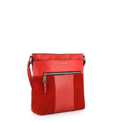 Elina red medium crossbody bag