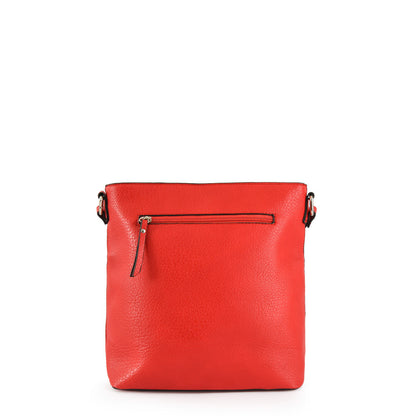 Elina red medium crossbody bag