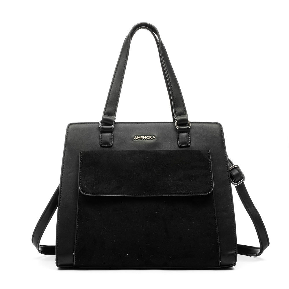 amphora nyba cartera dos asas tres divisiones mediana negro