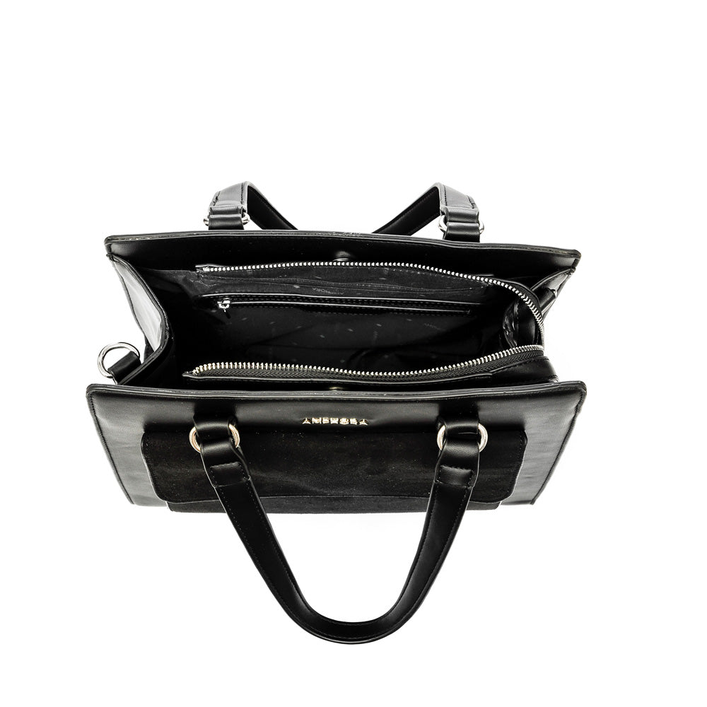 amphora nyba cartera dos asas tres divisiones mediana negro