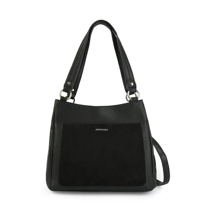 amphora montpellier cartera dos asas tres divisiones mediana negro