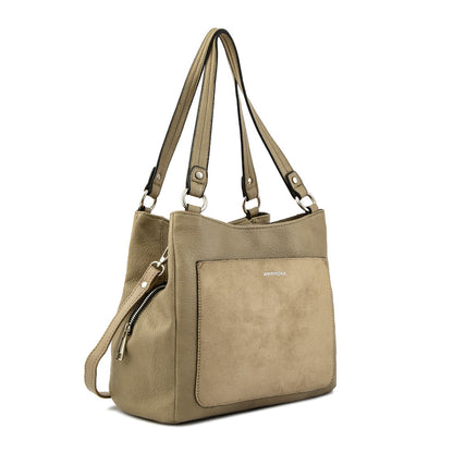 Wallet Two Handles Three medium divisions montpellier taupe