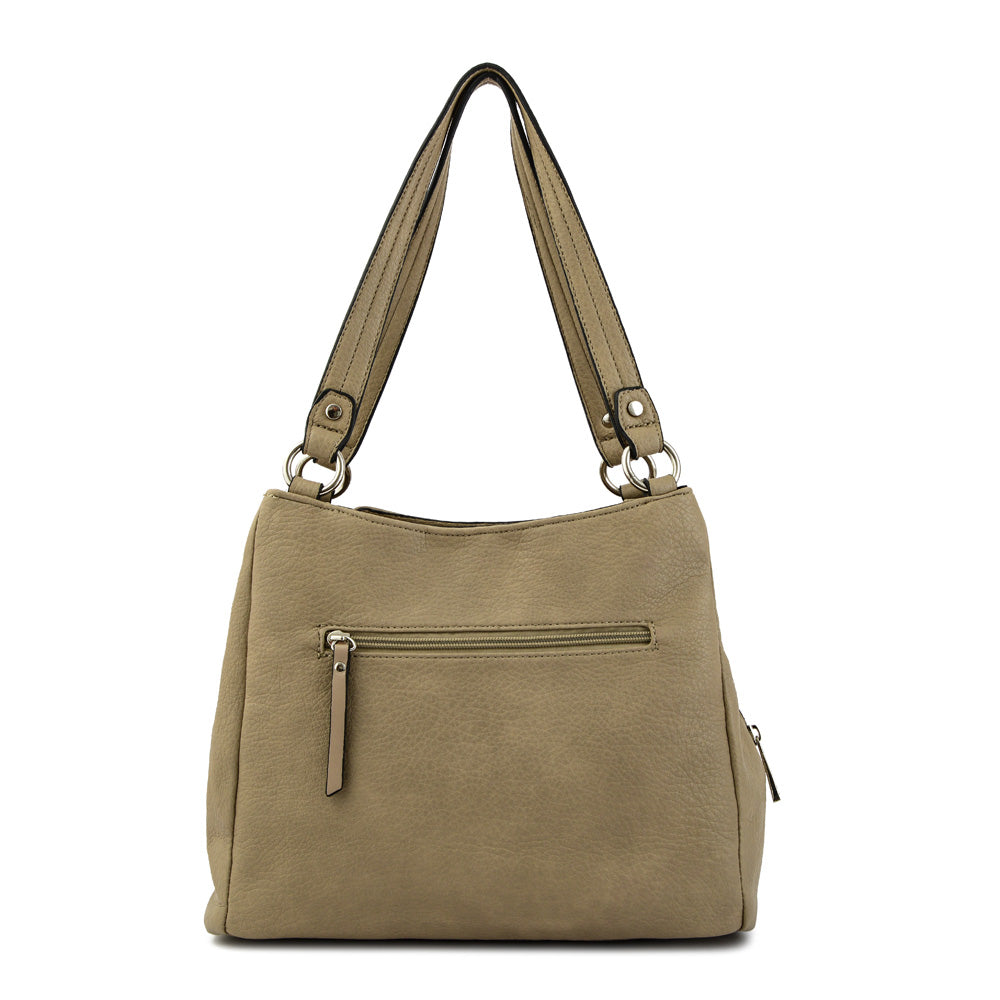 Wallet Two Handles Three medium divisions montpellier taupe