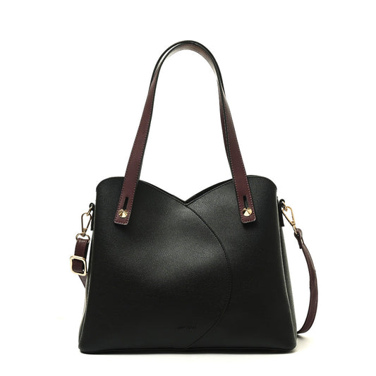 amphora tulipan cartera dos asas tres divisiones mediana negro