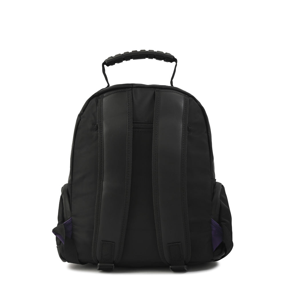 Large textured black everest backpack