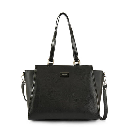 Wallet Two Handles Three divisions large rachel black