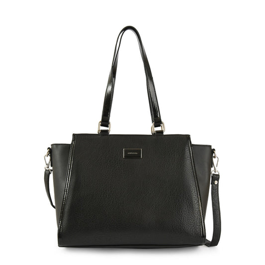 Wallet Two Handles Three divisions large rachel black