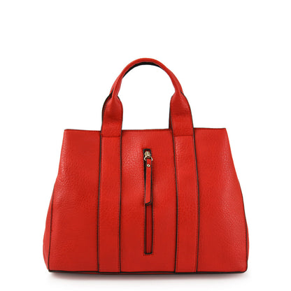 Wallet Two Handles Three divisions Medium Renate Red