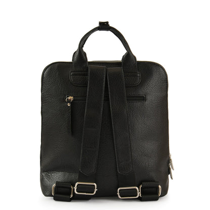 Renate Black Medium Backpack