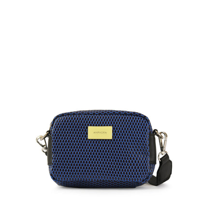 Small blue salma crossbody bag