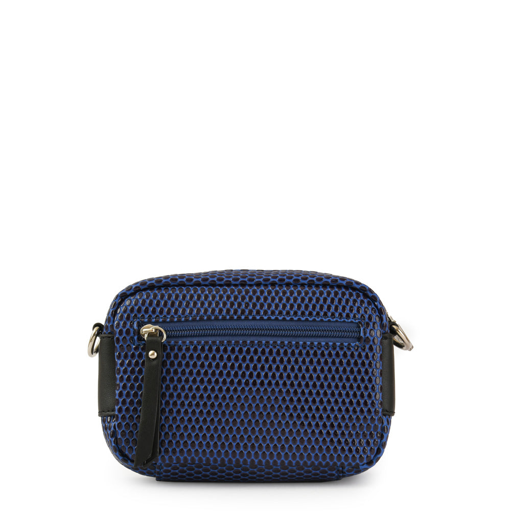 Small blue salma crossbody bag