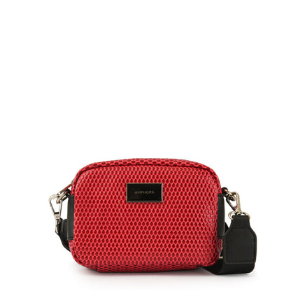 Small red salma shoulder bag