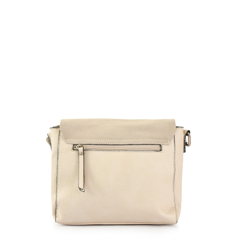Sandy Medium Crossbody Bag Raw White