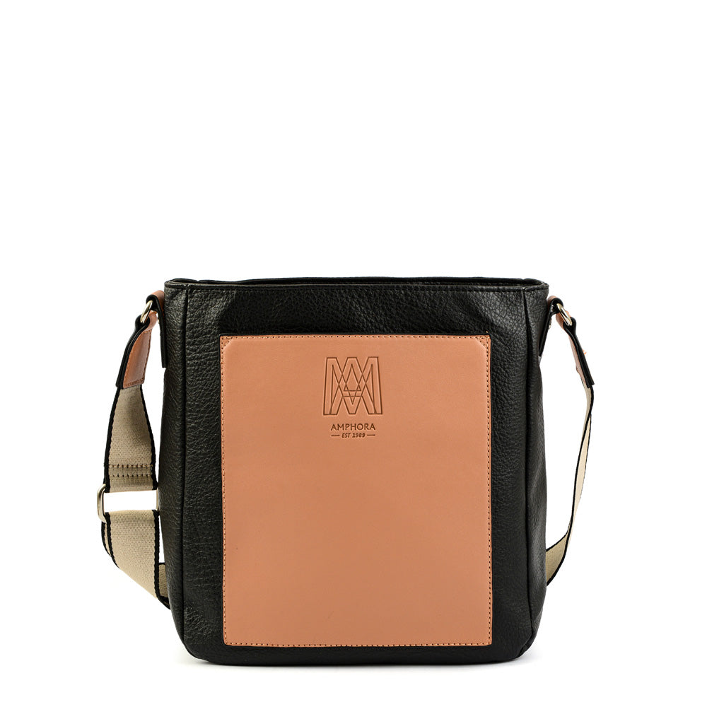 Sebastiana Medium Crossbody Bag Black