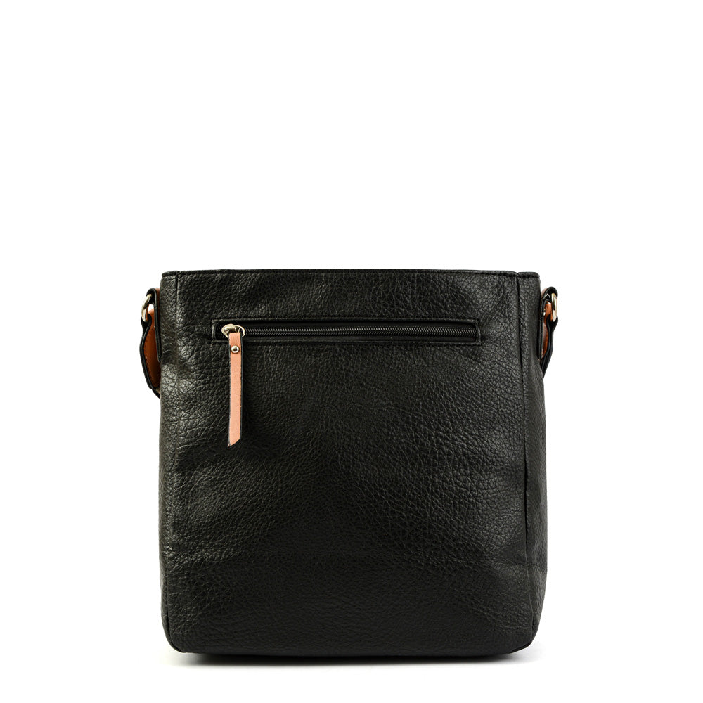 Sebastiana Medium Crossbody Bag Black