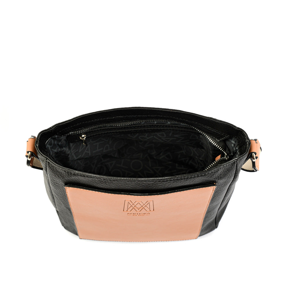 Sebastiana Medium Crossbody Bag Black