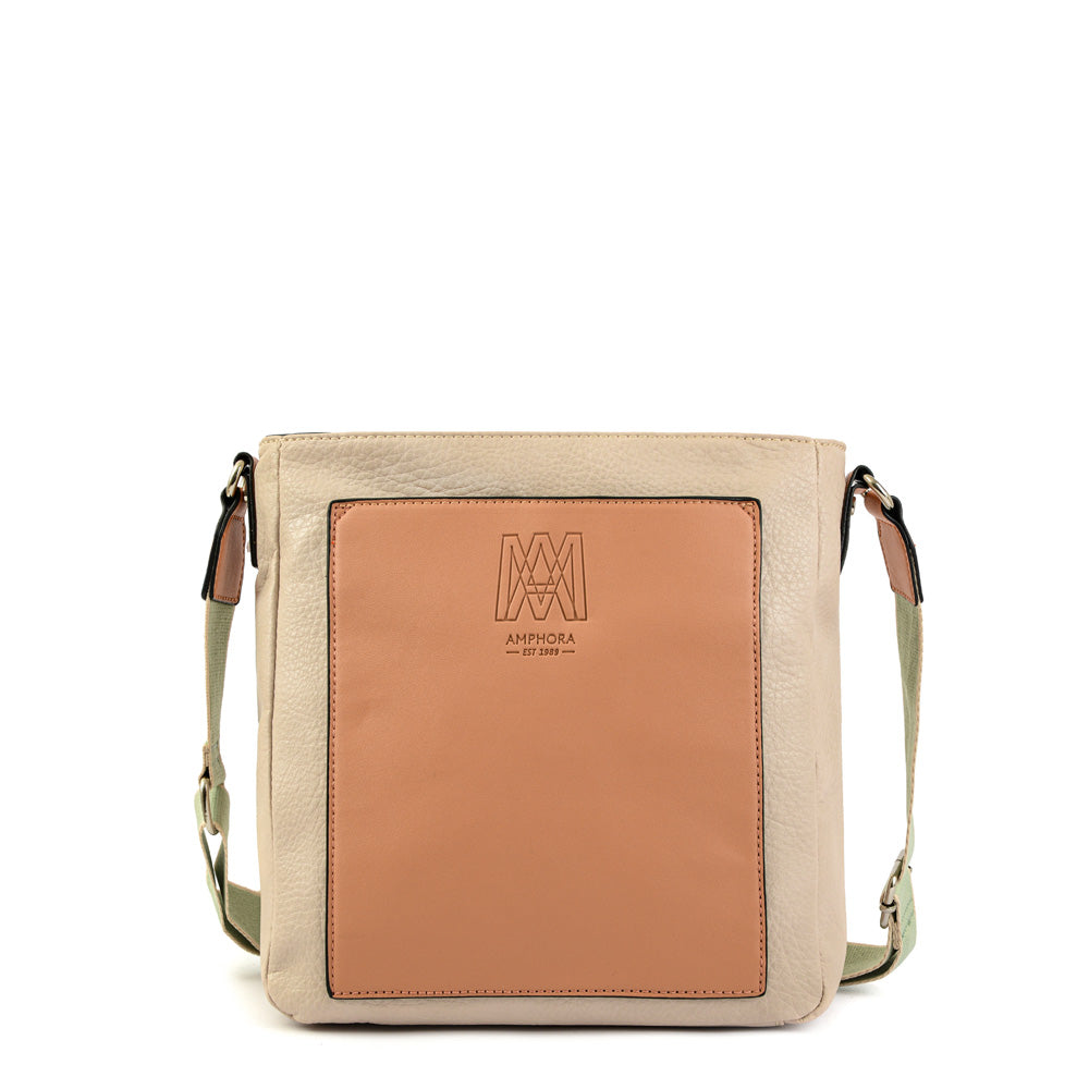 Sebastiana Medium Shoulder Bag Cream White