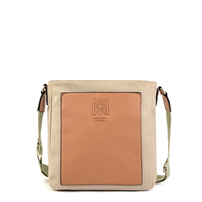Sebastiana Medium Shoulder Bag Cream White