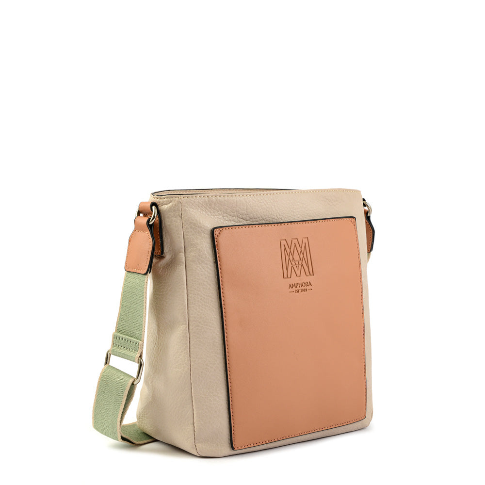 Sebastiana Medium Shoulder Bag Cream White