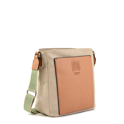 Sebastiana Medium Shoulder Bag Cream White