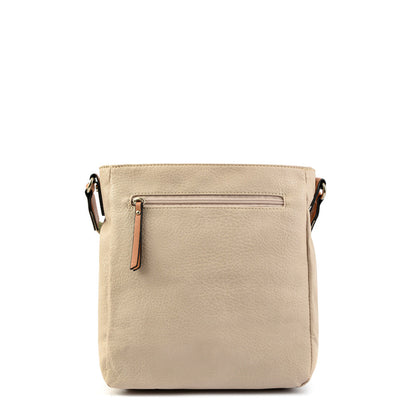 Sebastiana Medium Shoulder Bag Cream White