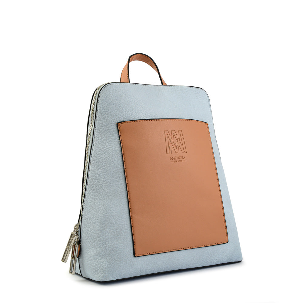 Light blue Sebastian medium backpack