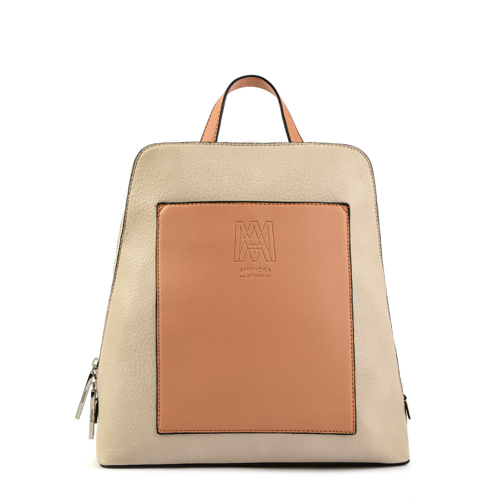 Medium ecru white Sebastian backpack