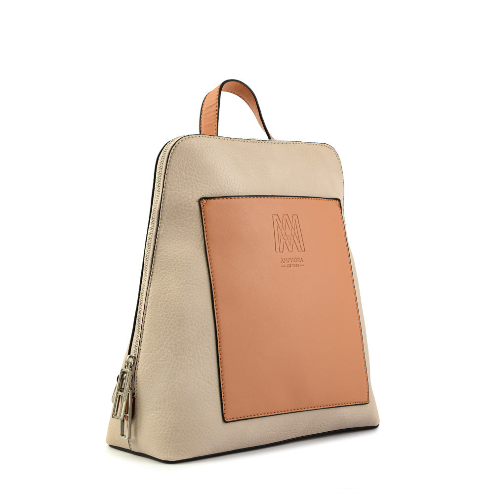 Medium ecru white Sebastian backpack